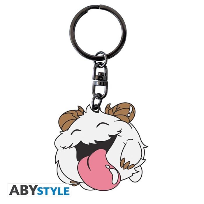 league of legends keychain poro 1