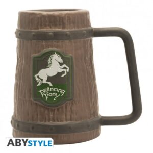 lord of the rings 3d tankard prancing pony x2