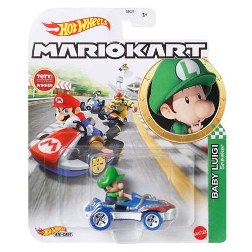 Hot Wheels Mario Kart Baby Luigi