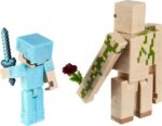Minecraft Steve And Iron Golem 2-Pack