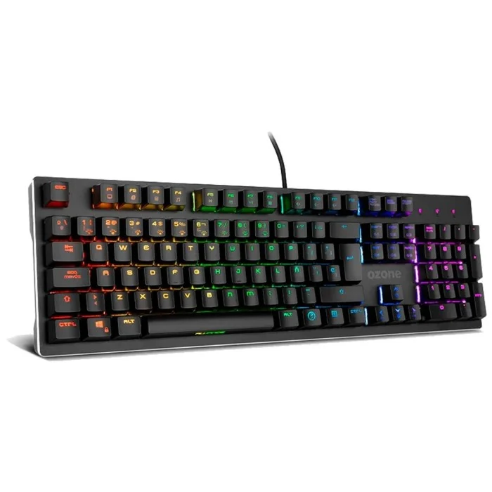 teclado gamer hibrido ozone alliance switch crosstech usb espanol